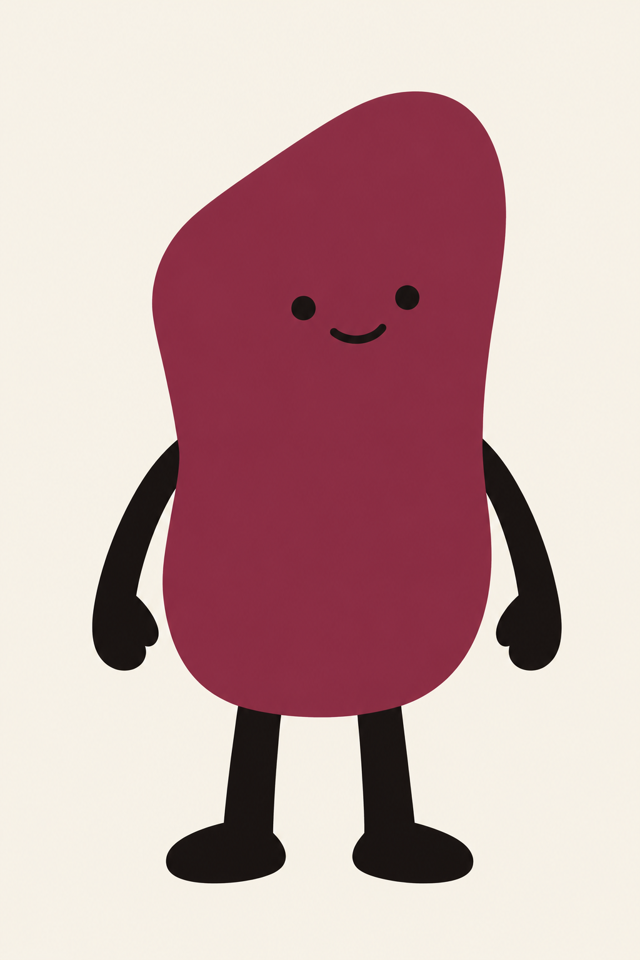 MR KOTI, la mascotte burgundy di Koti.